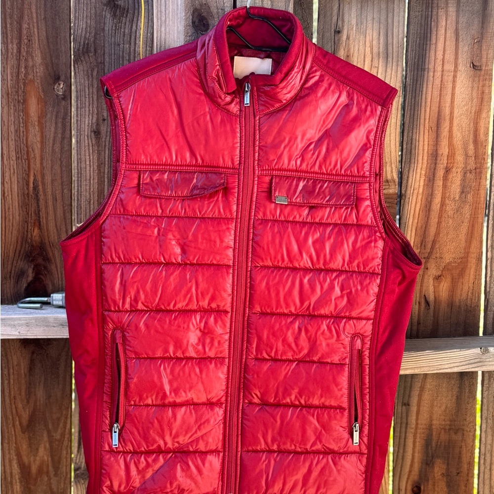 Calvin Klein Jeans Women’s Red Quilted Vest